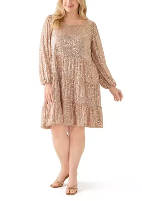 Plus Sequin Dress