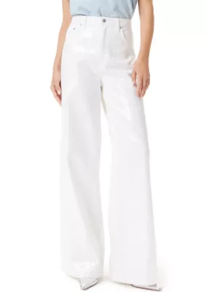 Women's 90s Wide Leg 5 Pocket Jeans