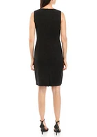 Women's Asymmetrical Sheath Dress