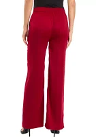 Petite Satin Pull On Pants