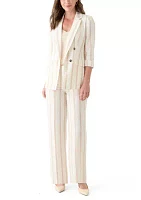 Women's Stripe Wide Leg Pants