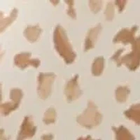 Women's Animal Print Button Front Blouse