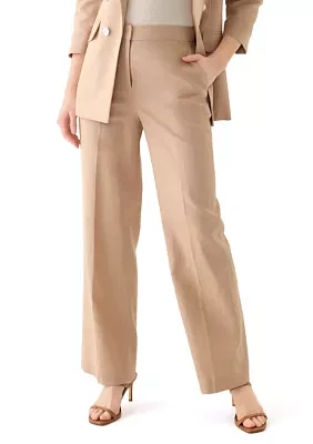 Women's Linen Wide Leg Pants