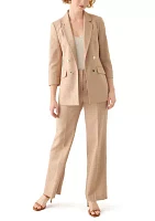 Women's Linen Wide Leg Pants