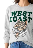 Women's Long Sleeve West Coast Boyfriend Pullover