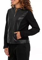 Petite Zip Up Jacket