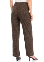 Petite Pull On Knit Wide Leg Pants - Regular Length