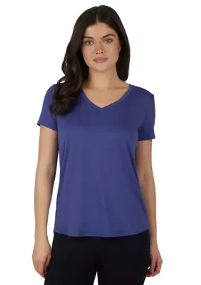 Women's Solid V-Neck T-Shirt