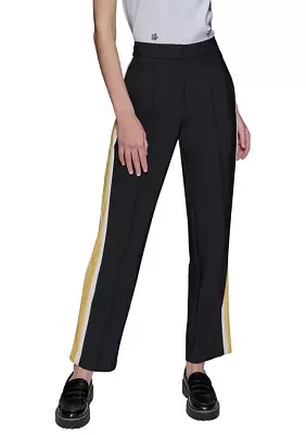 Women's Tuxedo Side Stripe Wide Leg Pants