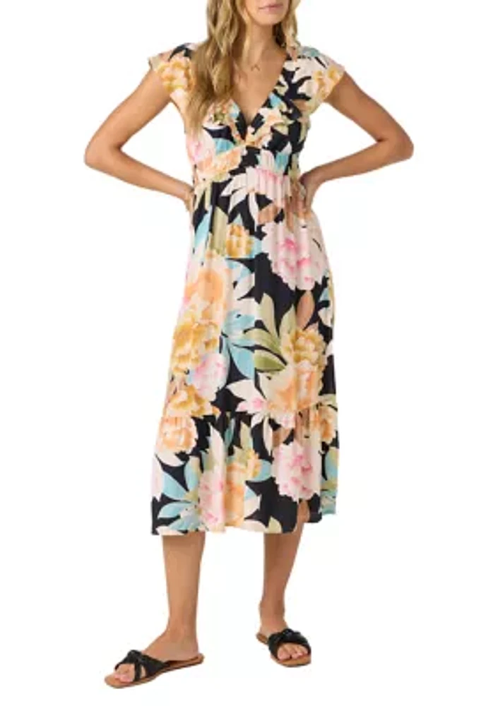 Women's Zetta Printed Midi Dress