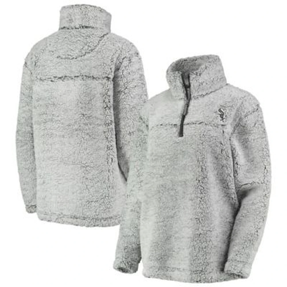 Chicago White Sox MLB Chicago Sox Sherpa Quarter-Zip Pullover Jacket