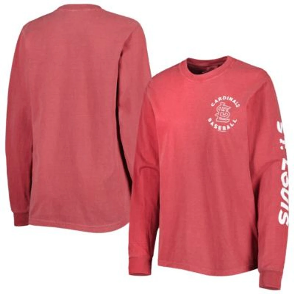 MLB St. Louis Cardinals Team Pigment Dye Long Sleeve T-Shirt