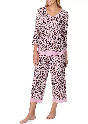 Women's 3/4 Sleeve Pajama Set
