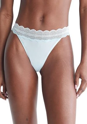 Micro Lace High Waist Thong