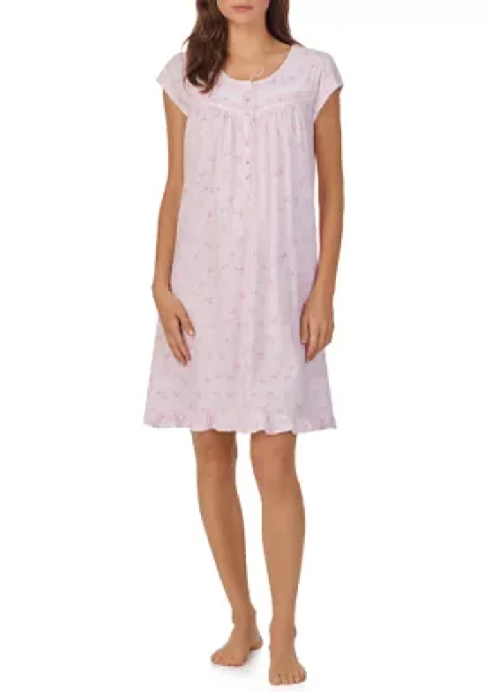 Cotton Jersey Short Gown