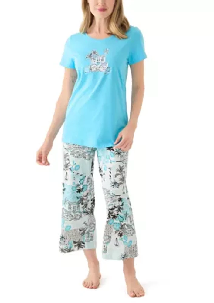 Cotton Knit Pajama Set