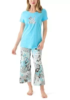 Cotton Knit Pajama Set