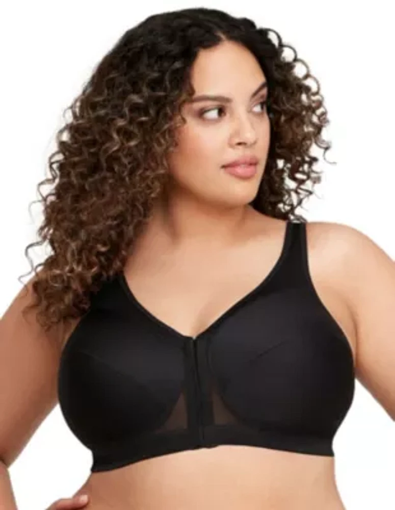 Full Figure Plus MagicLift Front-Closure Posture Back Bra Wirefree #1265