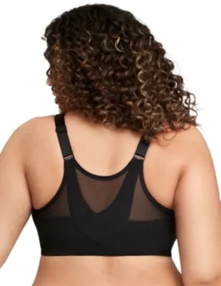 Full Figure Plus MagicLift Front-Closure Posture Back Bra Wirefree #1265