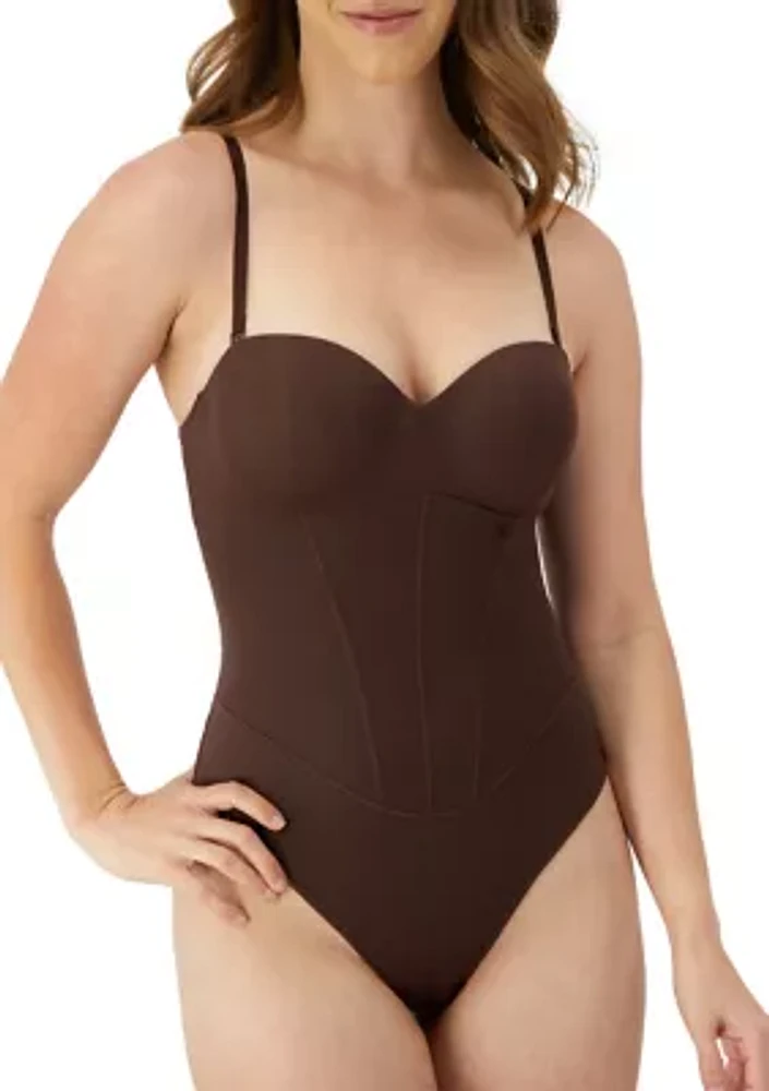 Firm Control Tummy Shaping Multiway Thong Bodysuit