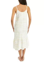 Sleeveless Gauze Cami Dress