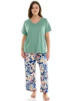 Plus Short Sleeve Lush Luxe Sleep T-Shirt