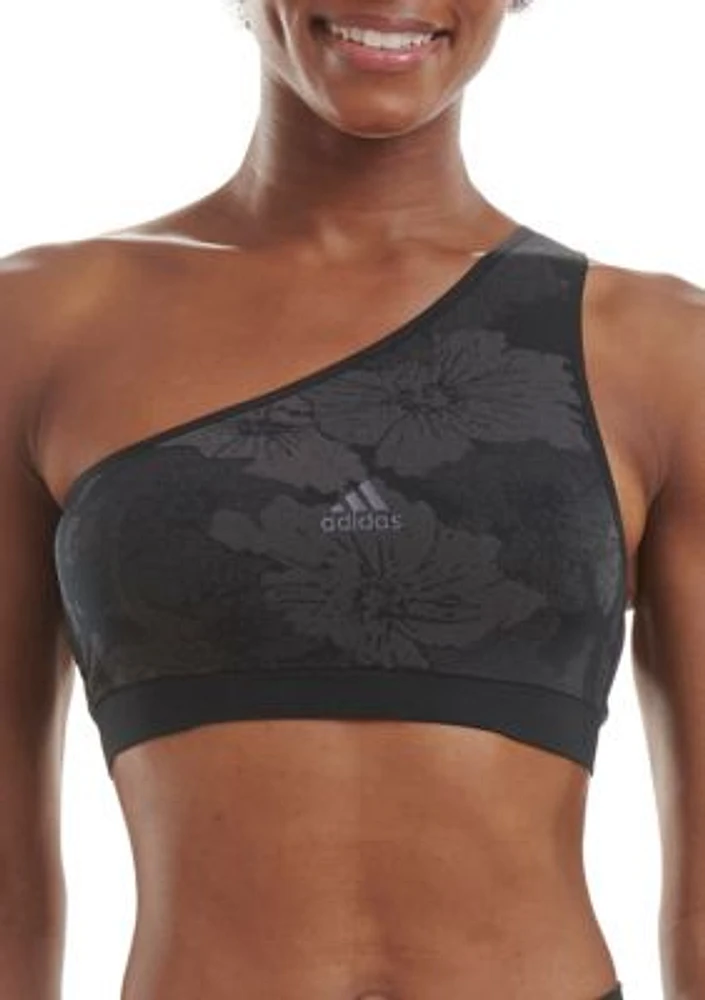720 Degree Stretch Jacquard Asymmetric Bralette