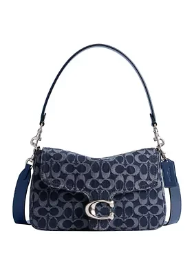 Soft Tabby Shoulder Bag in Signature Denim