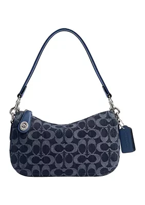 Swinger Bag in Signature Denim 
