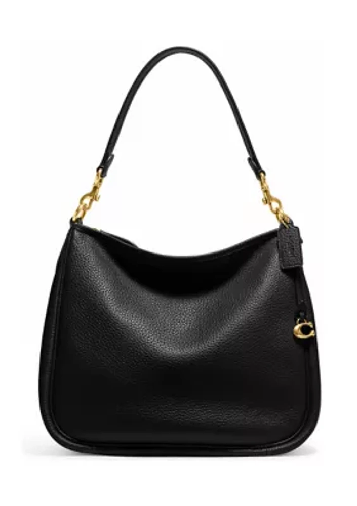 Soft Pebble Leather Cary Shoulder Bag