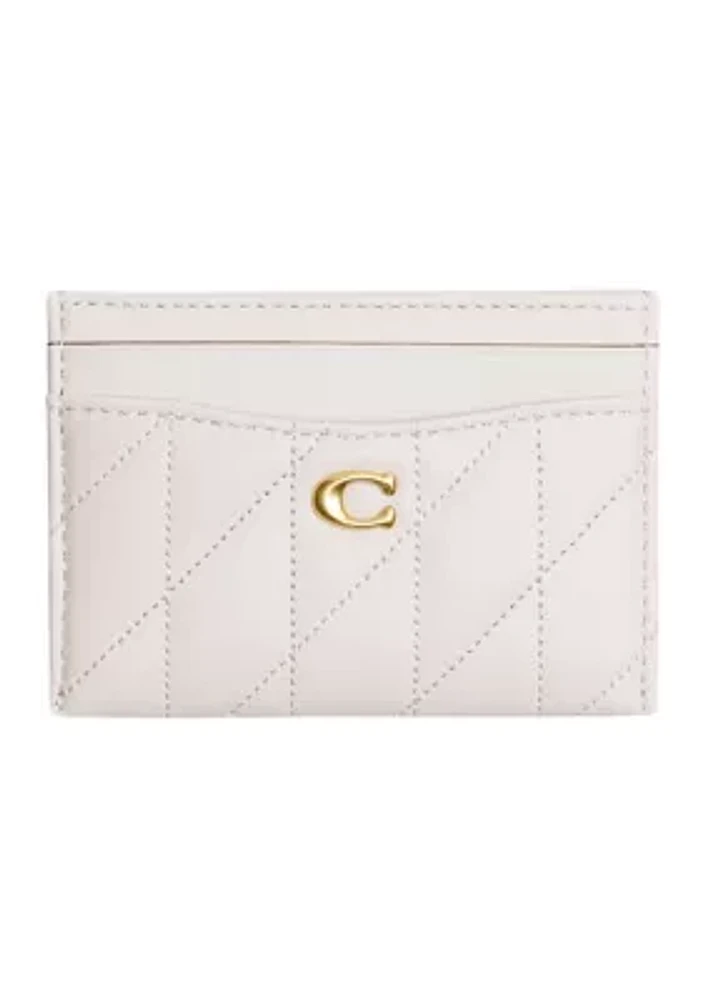 Essential Quilted Pillow Leather Card Case