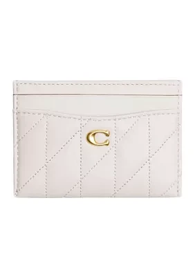 Essential Quilted Pillow Leather Card Case