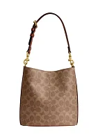 Willow Soft Bucket Bag 19 in Signature Canvas 