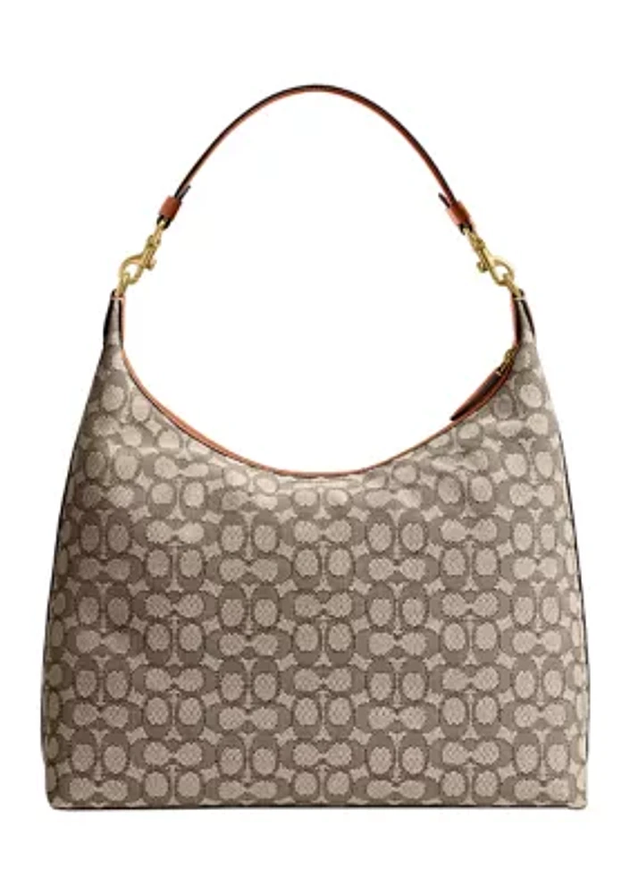 Juliet Shoulder Bag 38 in Signature Textile Jacquard