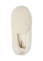 Candace Teddy Close Back Slippers