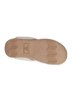 Clara Berber Clog Slipper with Memory Foam