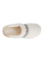 Clara Berber Clog Slipper with Memory Foam