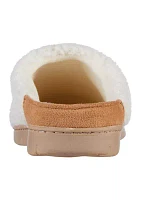 Clara Berber Clog Slipper with Memory Foam