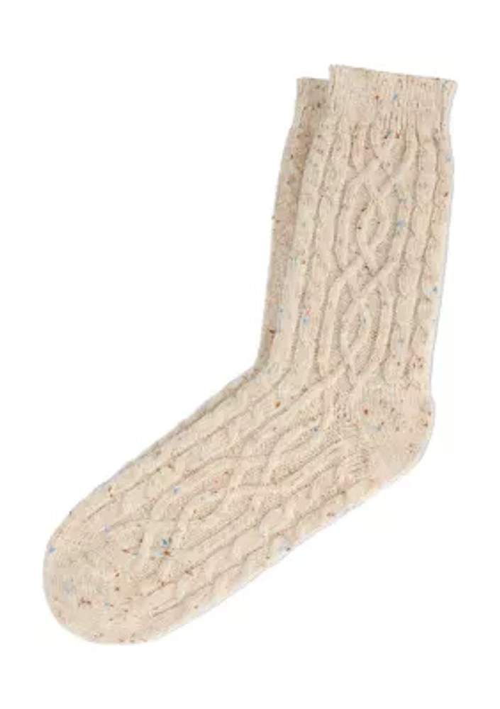 Donegal Cable Socks