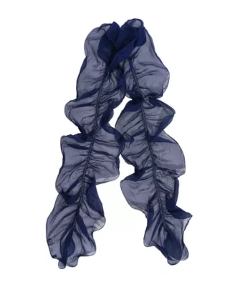Solid Ruffle Scarf