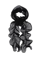 Solid Ruffle Scarf