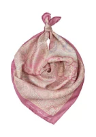 Spring Paisley Square Scarf