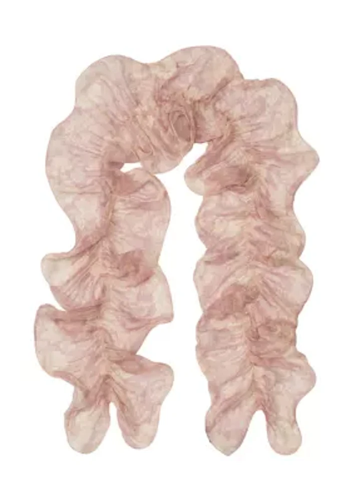 Floral Ruffle Boa