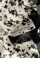 Contrast Floral Square Scarf