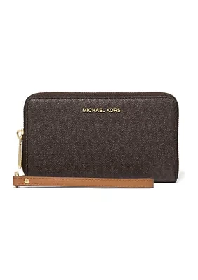 Jet Set Large Flat Phone Case Wallet