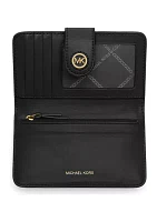 MK Charm Medium Tab Pocket Bifold Wallet