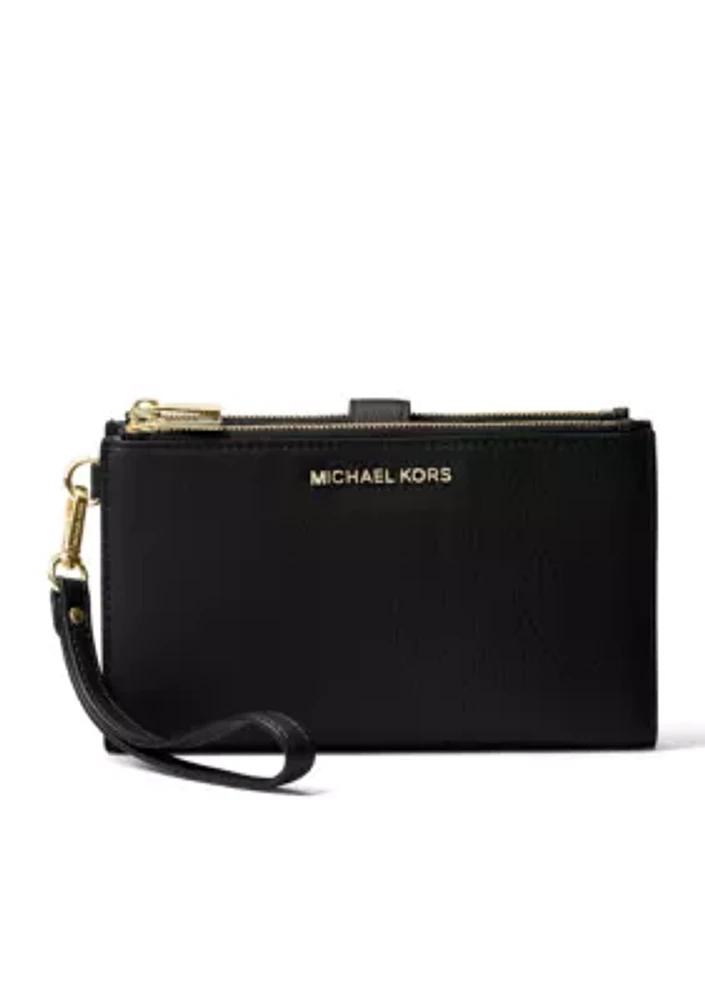 Jet Set Double Zip Wristlet