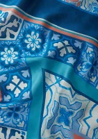 Geometric Print Oblong Scarf
