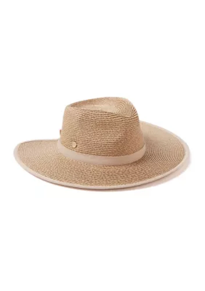 Straw Braid Panama Farmer Hat
