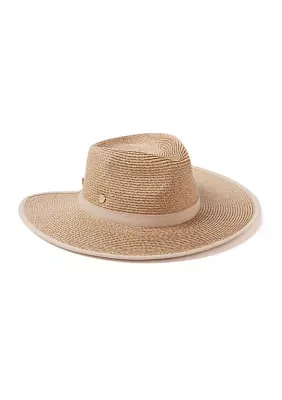 Straw Braid Panama Farmer Hat